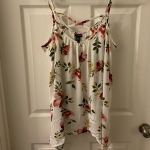 Floral print tank